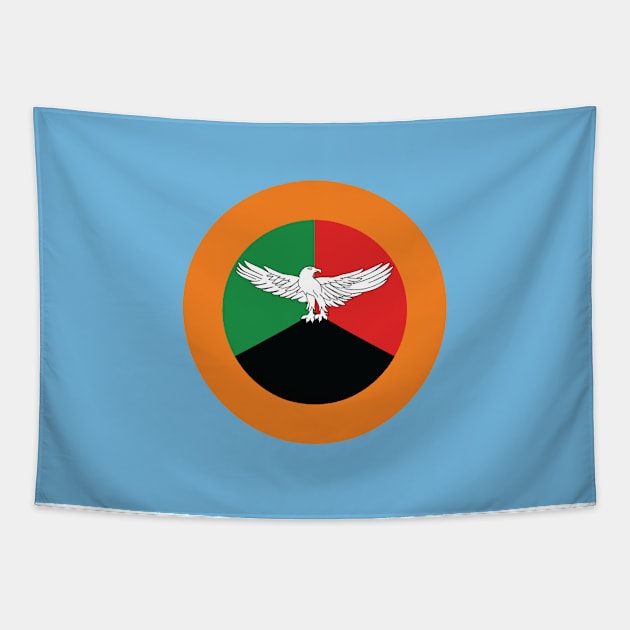 Zambia Air Force Ensign Tapestry by Wickedcartoons