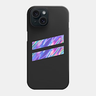 Double Slash, Abstract Colorful Geometric Graphic Design Phone Case