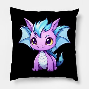 Dragon Kawaii Drawing Pillow