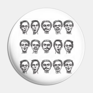 Face expressions Pin