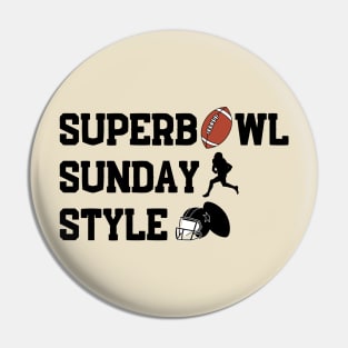 Superbowl Pin