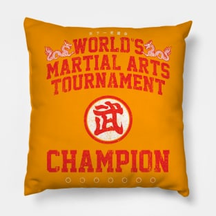 World's Martial Arts Tournament Champion Pillow