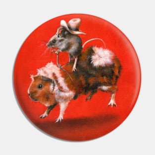 Rodent Rodeo Pin