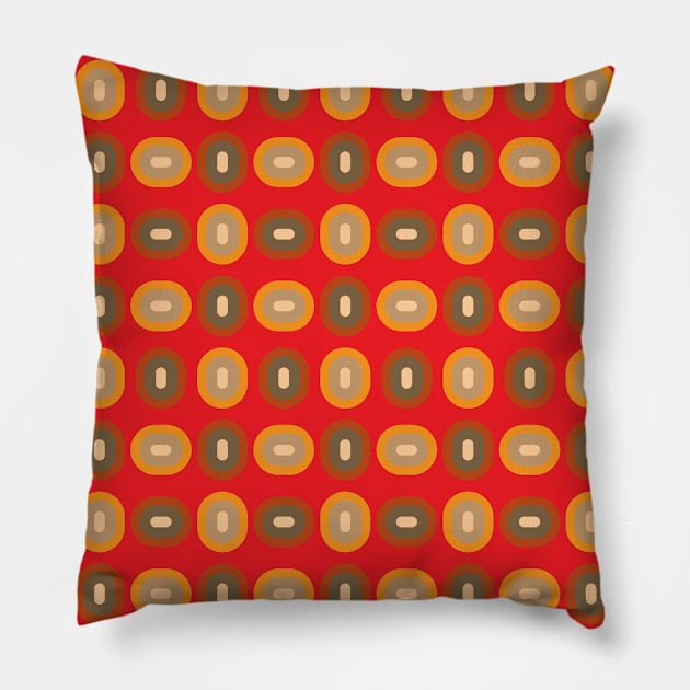 Mid Century Modern Pattern 4 Pillow by Makanahele