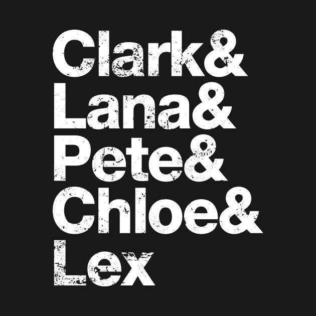 Clark Lana Pete Chloe and Lex - Smallville by A-team