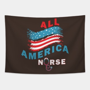 All American nurse Tapestry