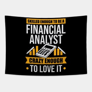 Finance Job Financial Analyst Gift Tapestry