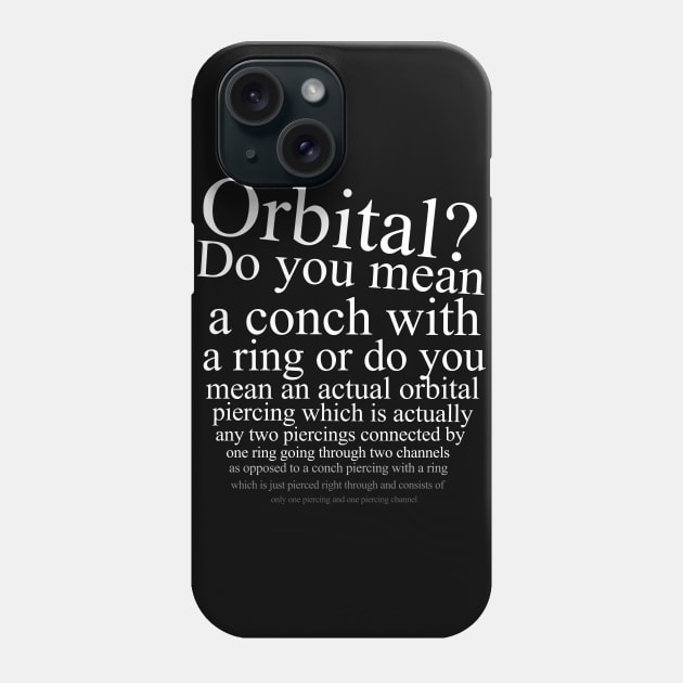 Orbital Conch Investigation Squad Phone Case by Spazzy Newton