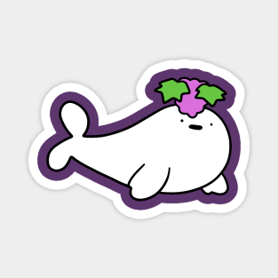 Grape Baby Harp Seal Magnet