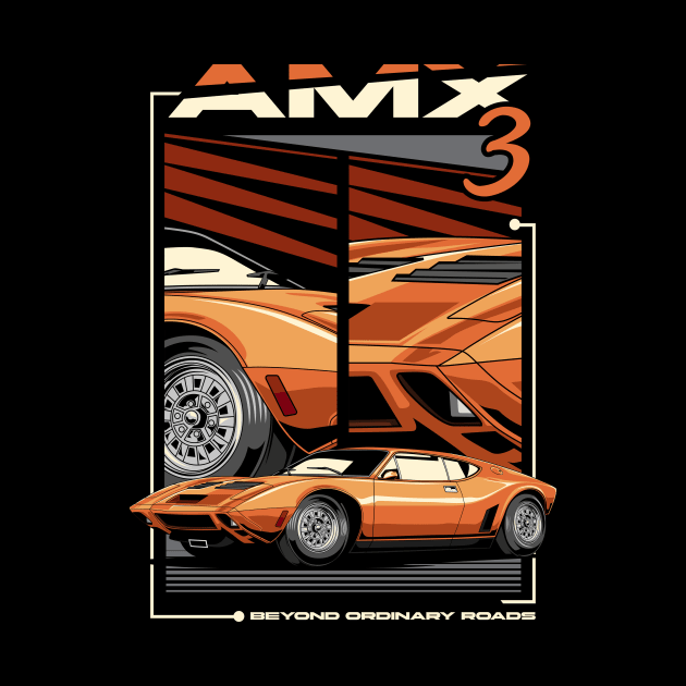 1969 AMC AMX/3 Car by milatees