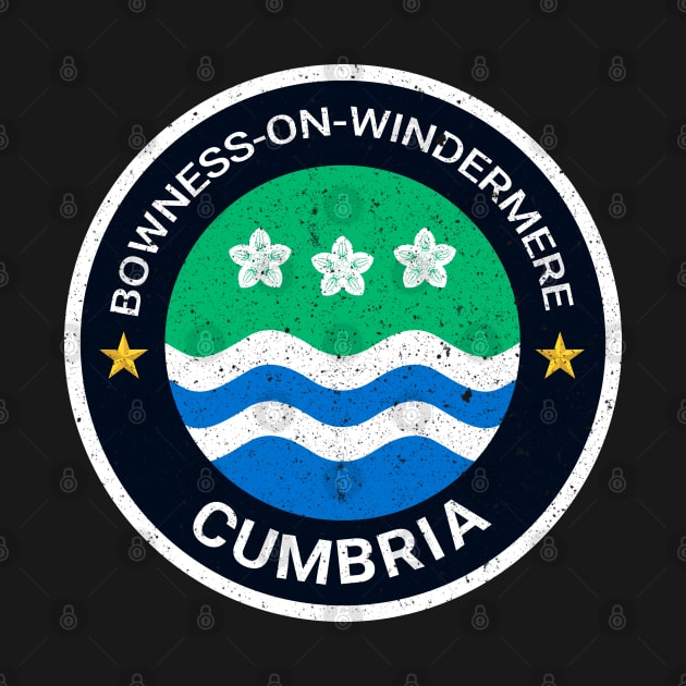 Bowness-on-Windermere - Cumbria Flag by CumbriaGuru