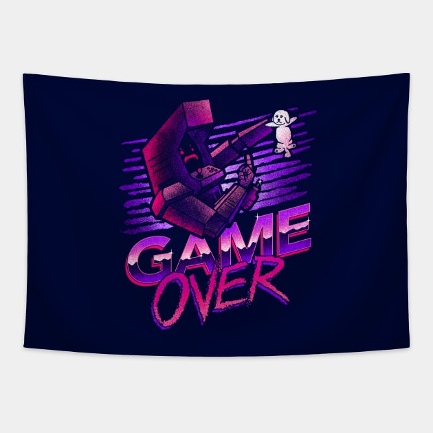 Game Over Tapestry by CoryFreemanDesign