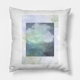 Dreams #watercolor #blue #minimal #design #kirovair #decor #buyart Pillow