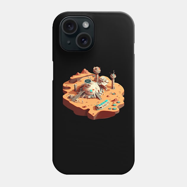 Space Base Phone Case by Open World Games