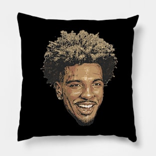 Jayden Daniels Washington Portrait Pillow