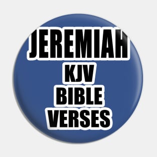 "Jeremiah KJV Bible Verses" Pin