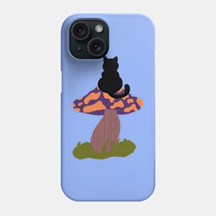 Cats and mushrooms Phone Case