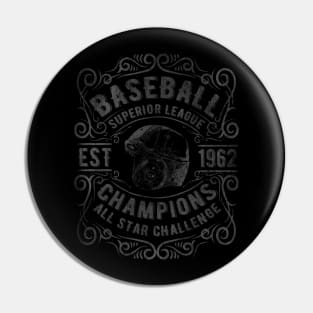 Vintage Baseball League Pin