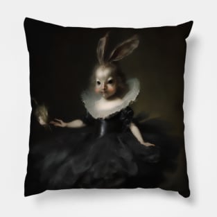 Hare Girl Ballerina Pillow