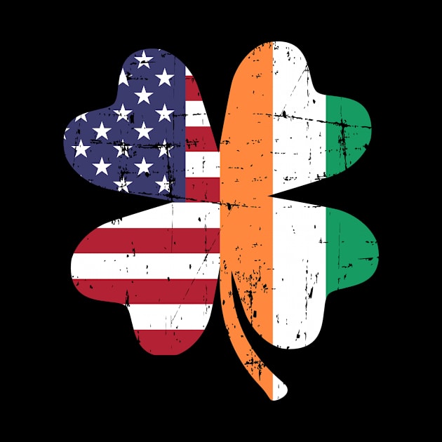 Shamrock USA Ireland St. Patrick's day by Designzz