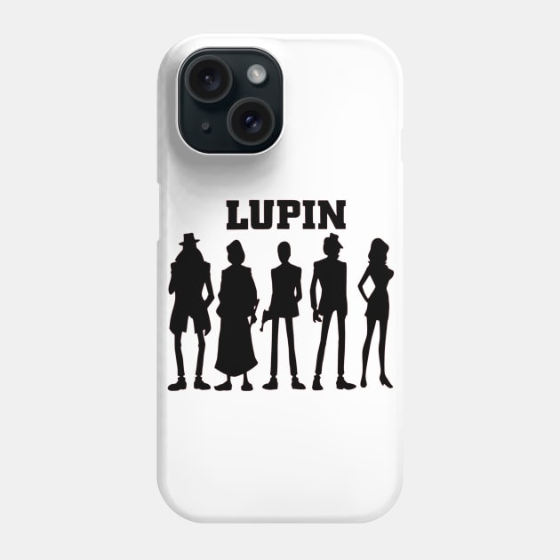 Lupin and his gang Phone Case by OtakuPapercraft