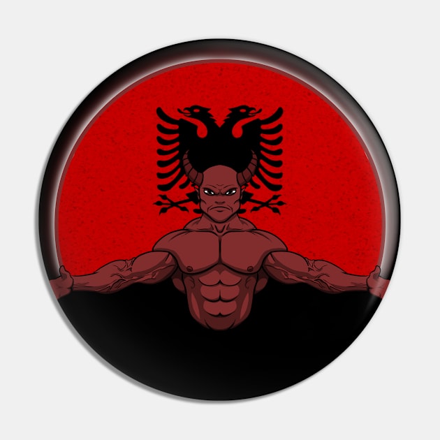 Devil Albania Pin by RampArt