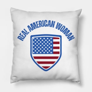 Real American WOMAN Pillow