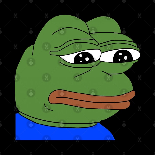 Sad Pepe Face by DeathAnarchy