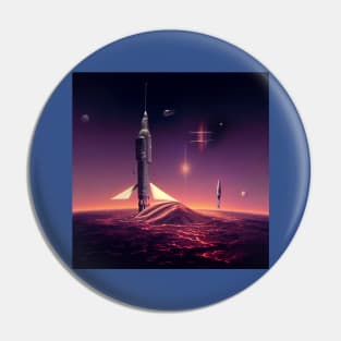 Interplanetary Spaceport Pin