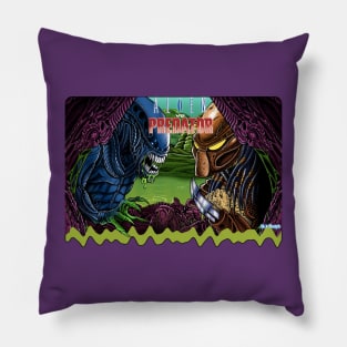 Alien Vs Predator poster Pillow