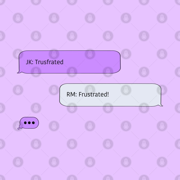 Trusfrated chat with RM and JK BTS bangtan by SemDesigns