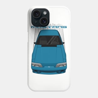 Mustang 1987 to 1993 Fox - Teal Phone Case