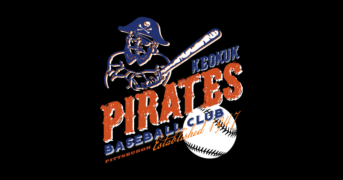 Keokuk Pirates Baseball Defunct Minor League Baseball Teams Sticker