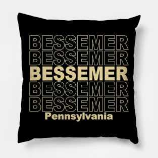 Bessemer Pennsylvania Pillow