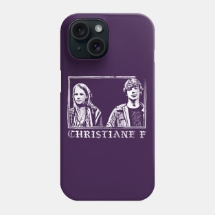 Christiane F /// Punkstyle Vintage Design Phone Case