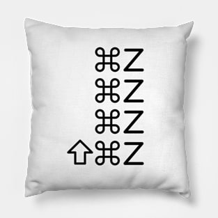 Cmd+Z Pillow