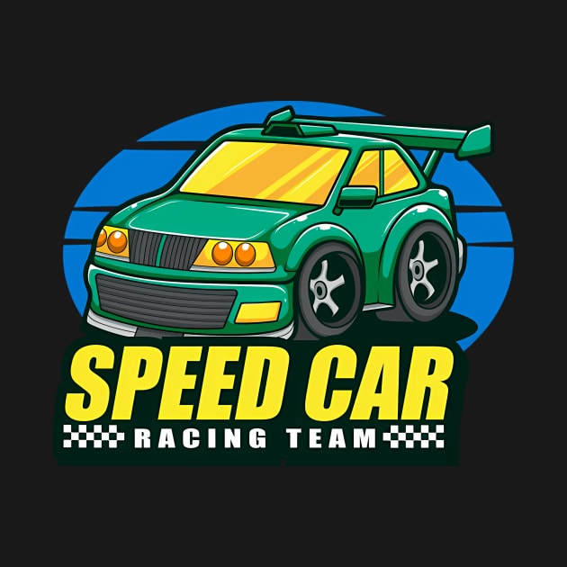 Speed Car Racing Team by OrigamiOasis