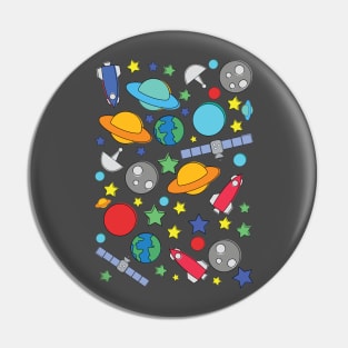 Space Pattern Pin