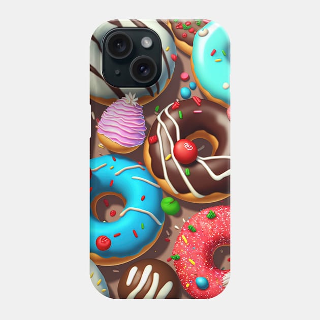 Jummy christmas donuts Phone Case by Art8085