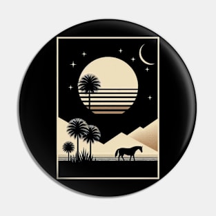 Moonlit Oasis Pin