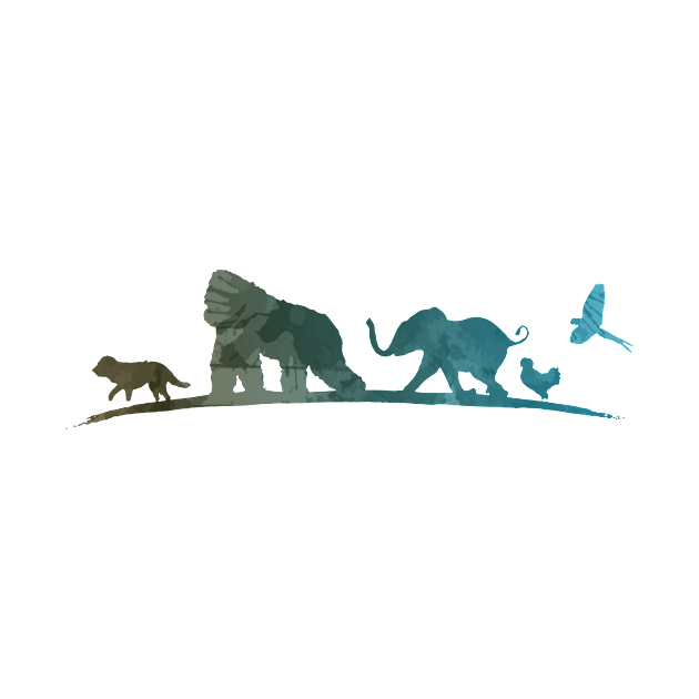 Animals Inspired Silhouette by InspiredShadows