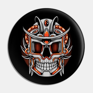 Skull Bot Pin