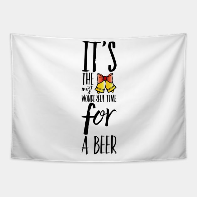 Its the most wonderful time for a beer Tapestry by Sunshineisinmysoul