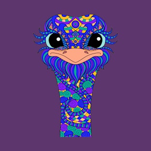 Colorful Ostrich T-Shirt