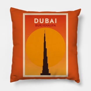 Dubai Burj Khalifa Pillow