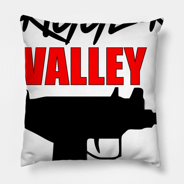 Trigger Valley Pillow by damieloww