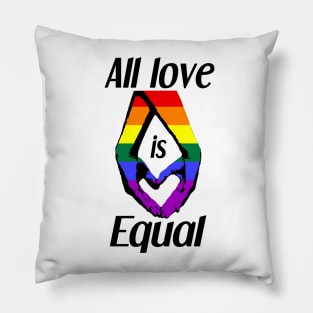 All Love is Equal Rainbow Pride Flag - Lgbt Pillow