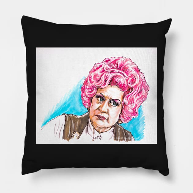 Mrs. Slocombe - AYBS? Pillow by xandra-homes