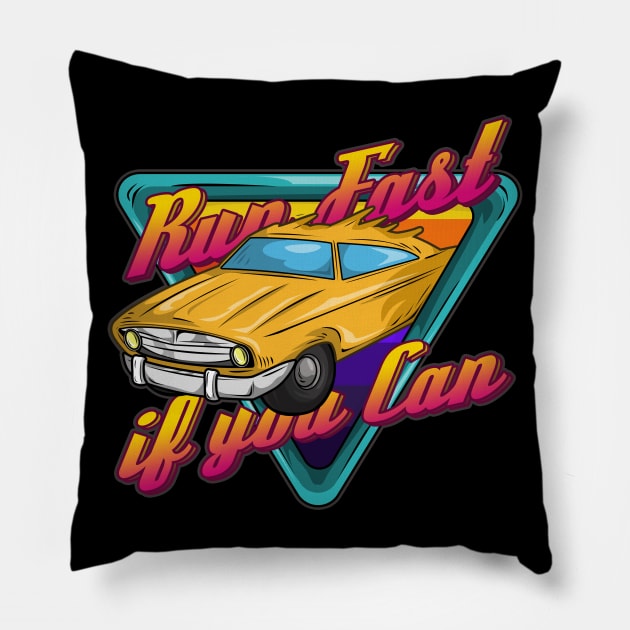 Run fast if you can Pillow by Markus Schnabel