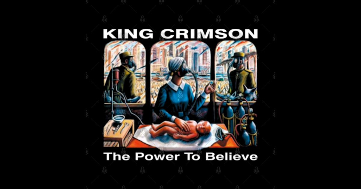 The Talking Drum King Crimson Sticker TeePublic